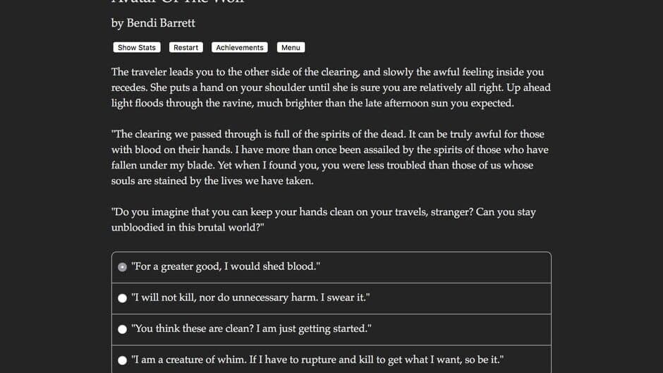 Avatar of the Wolf screenshot 1