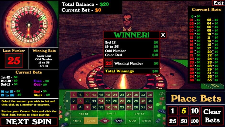 Roulette Simulator screenshot 3