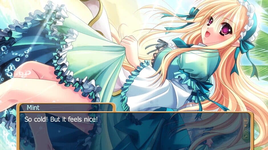 A dragon girl looks up at the endless sky screenshot 1