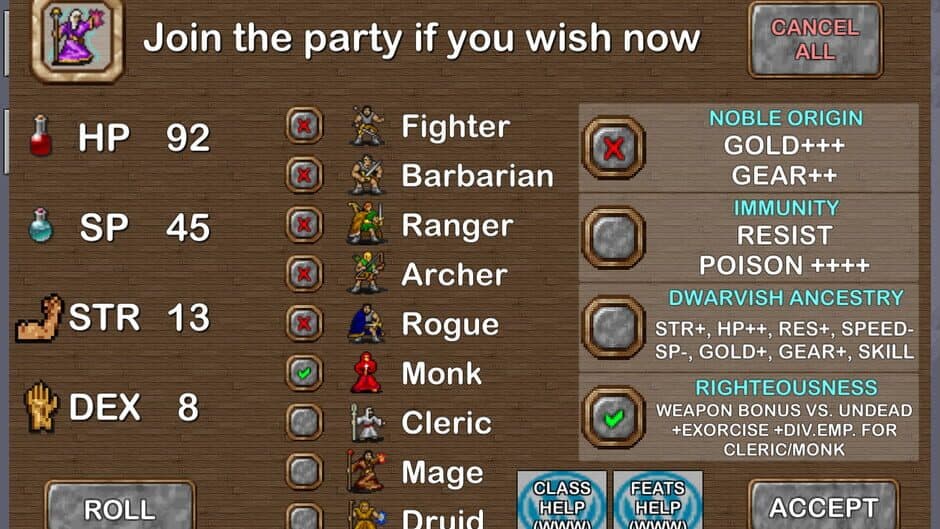 Dungeons of Chaos screenshot 3