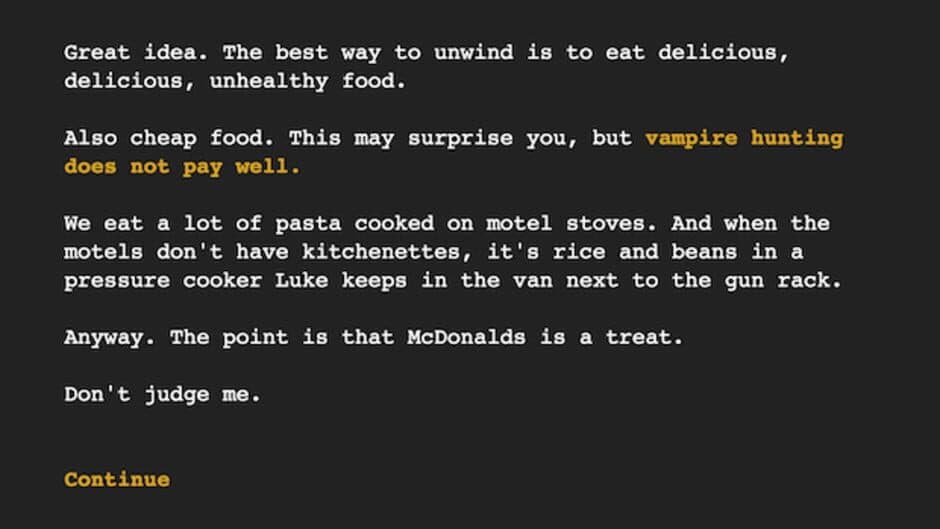 16 Ways to Kill a Vampire at McDonalds screenshot 1