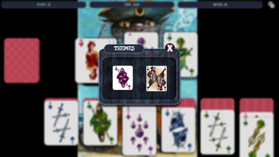Solitaire - Cat Pirate Portrait screenshot 4