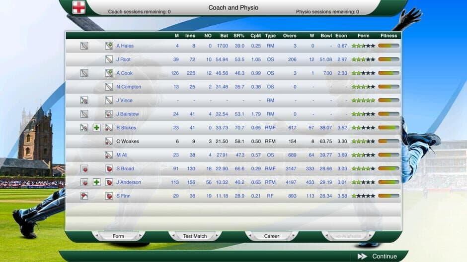 Cricket Captain 2016 screenshot 2