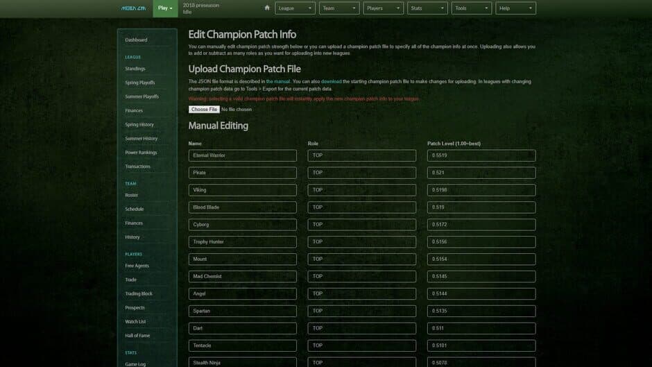 MOBA GM screenshot 2