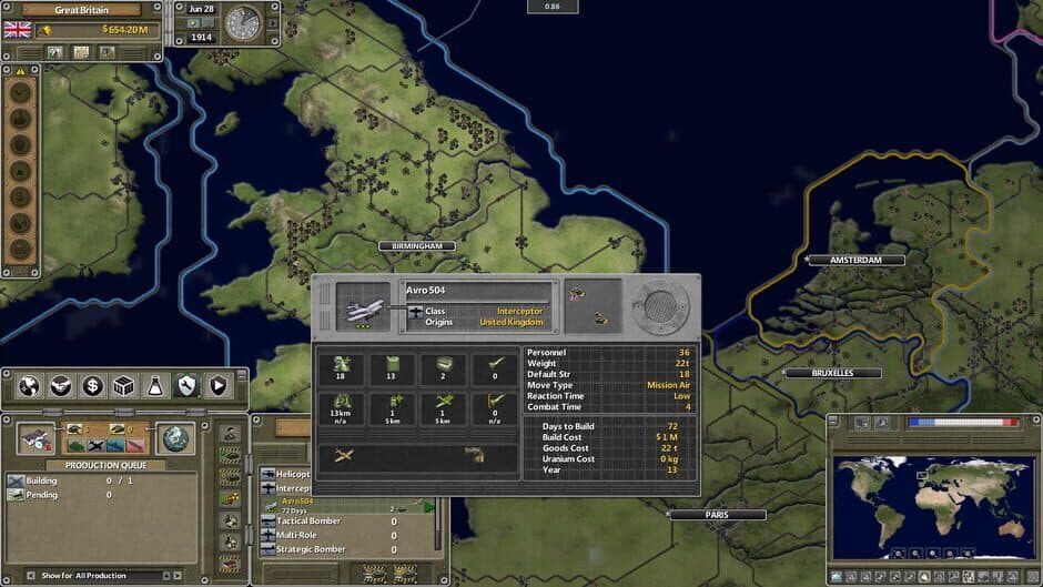 Supreme Ruler the Great War screenshot 3
