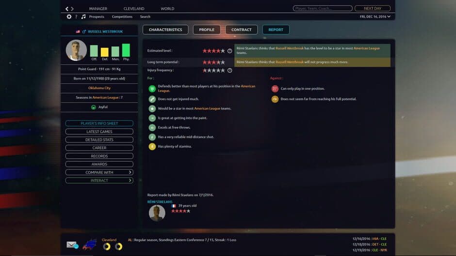 Pro Basketball Manager 2017 screenshot 1