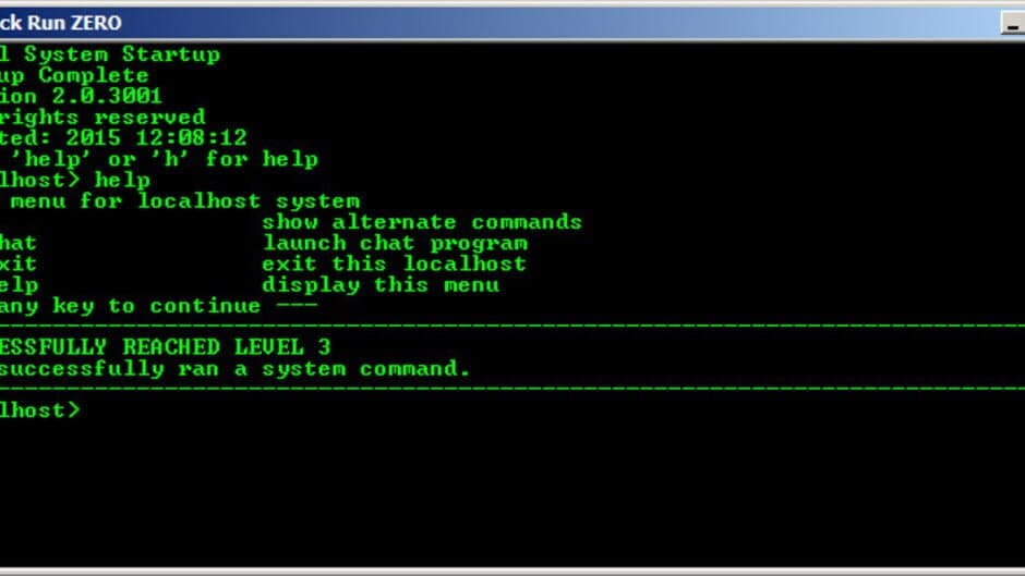 Hack Run Zero screenshot 1