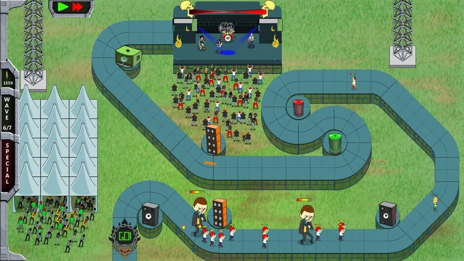 Rock 'N' Roll Defense screenshot 2
