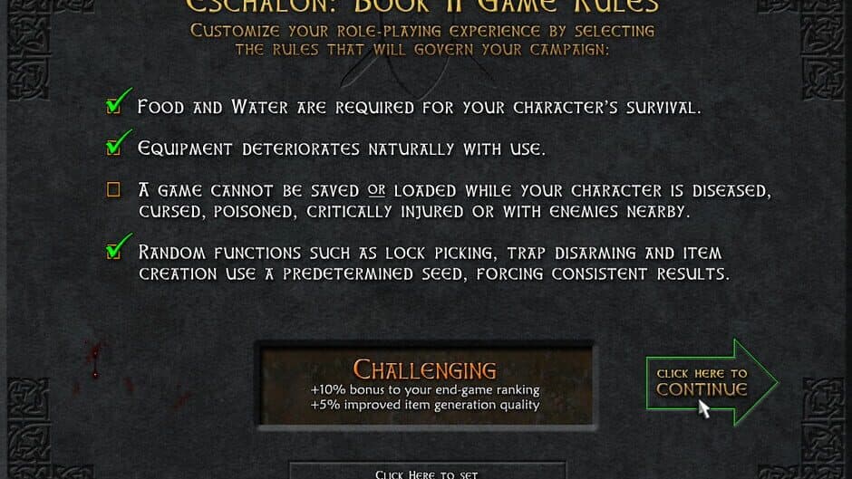 Eschalon: Book II screenshot 1