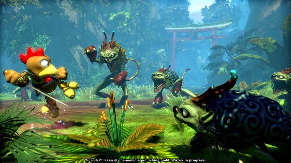 Moorhuhn: Tiger and Chicken screenshot 4