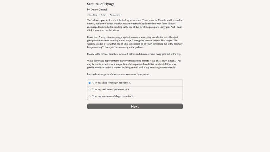 Samurai of Hyuga screenshot 1