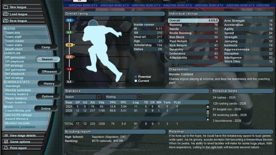 Bowl Bound College Football screenshot 2