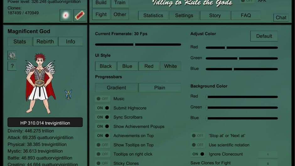 Idling to Rule the Gods screenshot 1