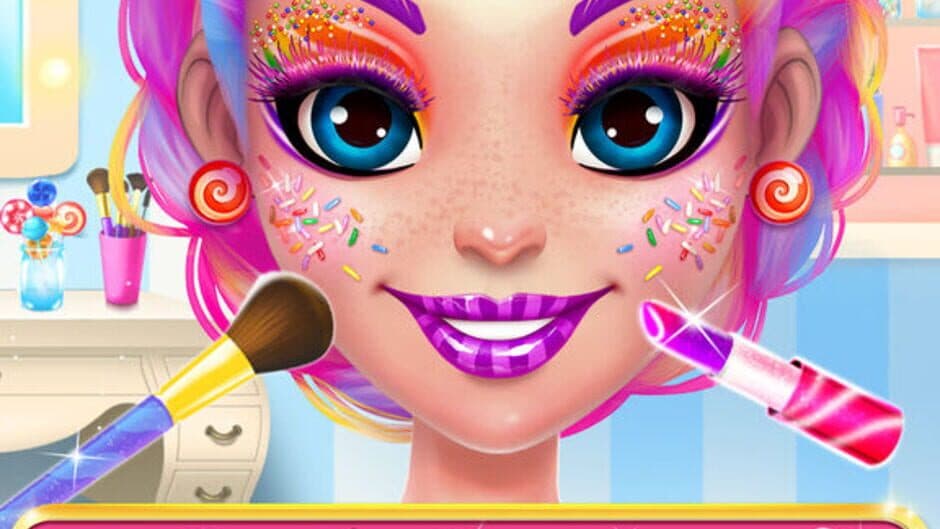 Candy Makeup Beauty Game screenshot 2