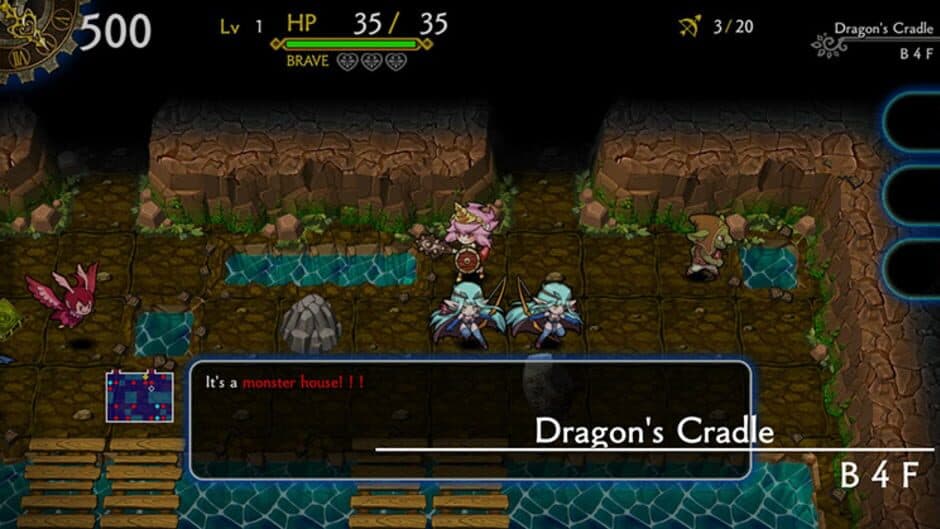 Dragon Fang Z: The Rose & Dungeon of Time screenshot 2