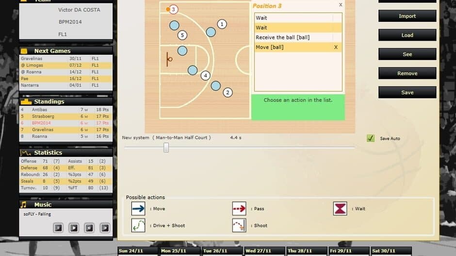 Basketball Pro Management 2014 screenshot 3