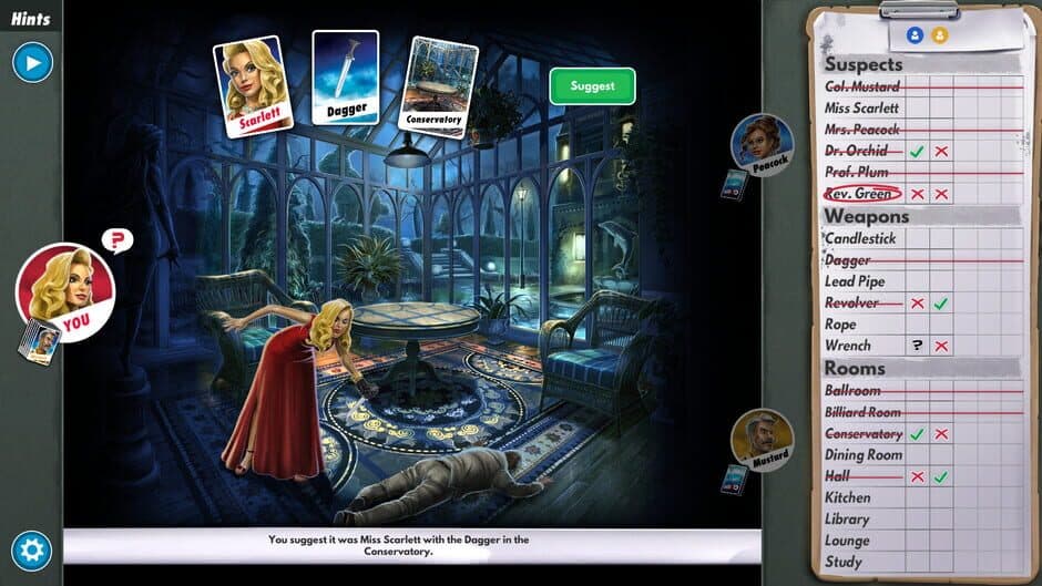 Clue/Cluedo: The Classic Mystery Game screenshot 1