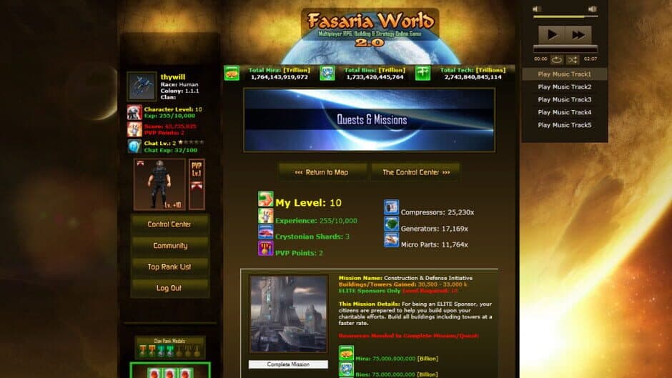Fasaria World Online screenshot 4