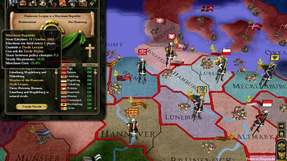 Europa Universalis III: Heir to the Throne screenshot 3