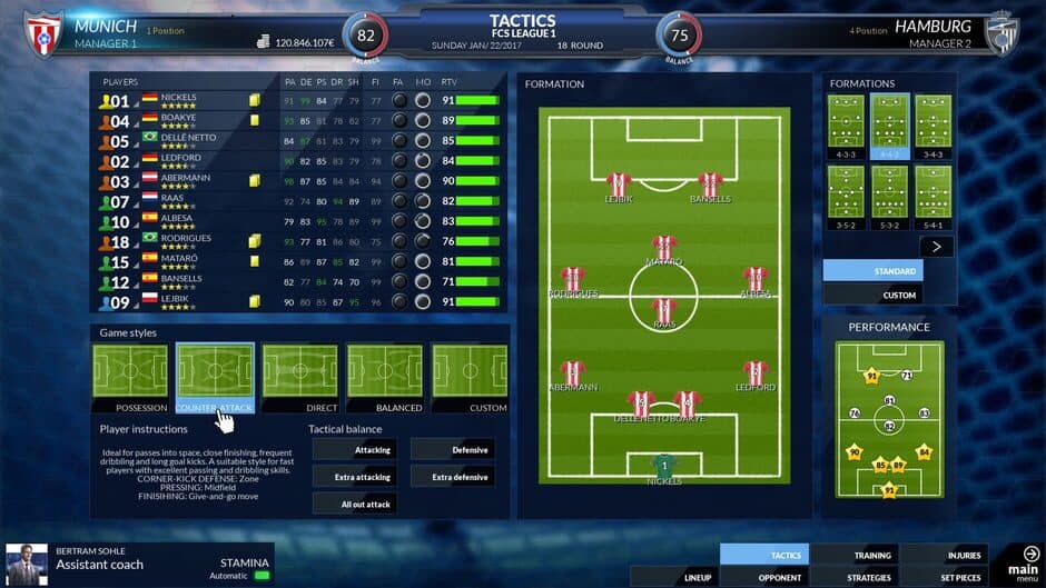 Football Club Simulator - FCS screenshot 2