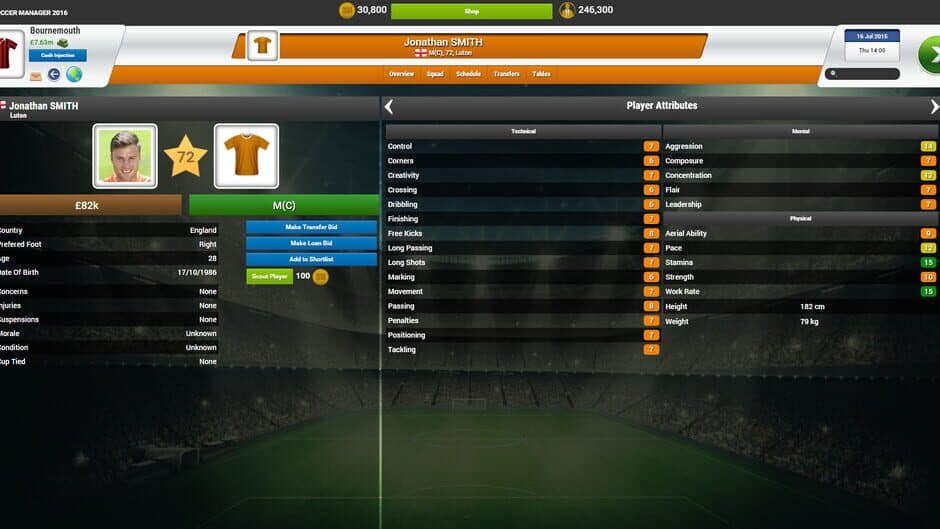 Soccer Manager 2016 screenshot 4