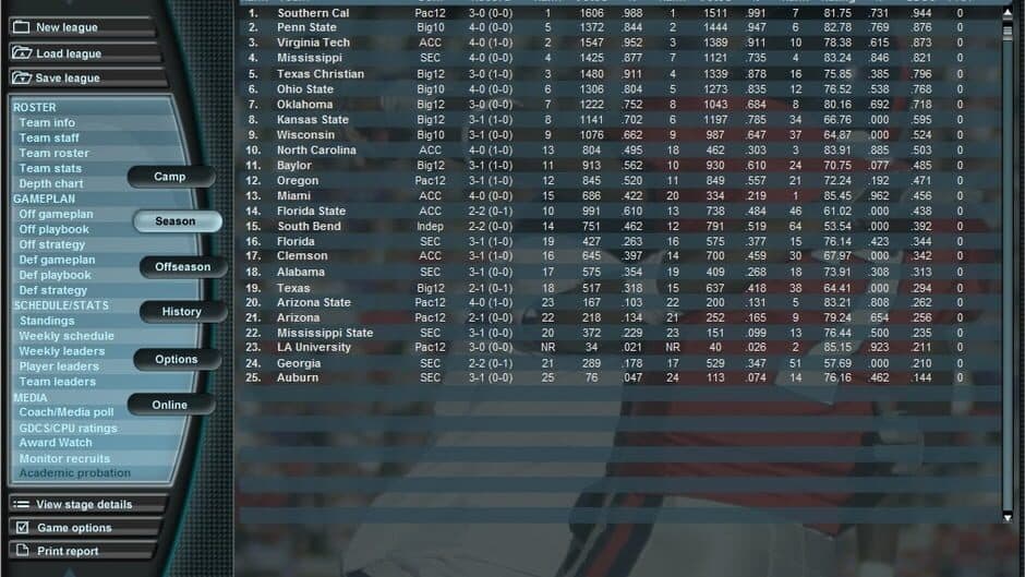 Bowl Bound College Football screenshot 1