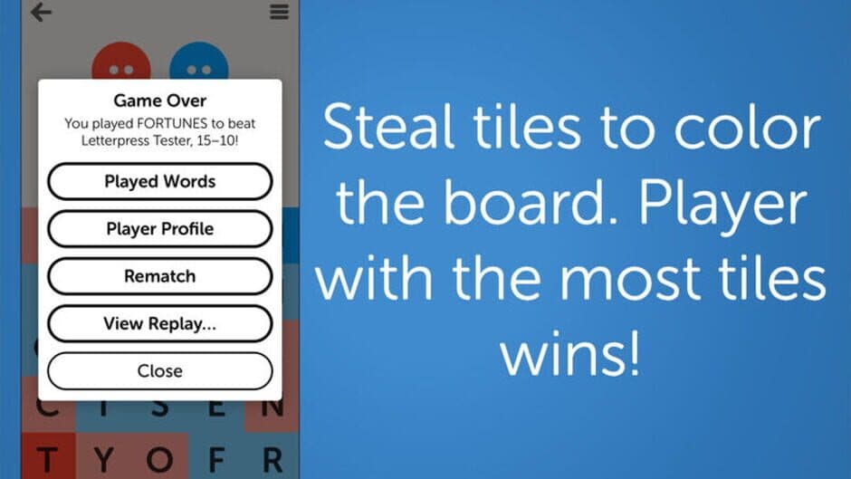 Letterpress: Word Game screenshot 1