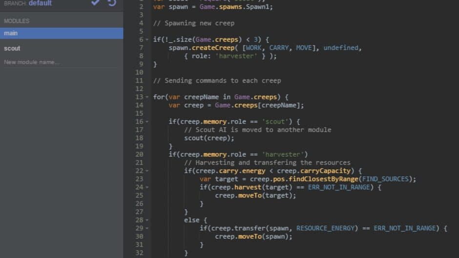 Screeps: World screenshot 1