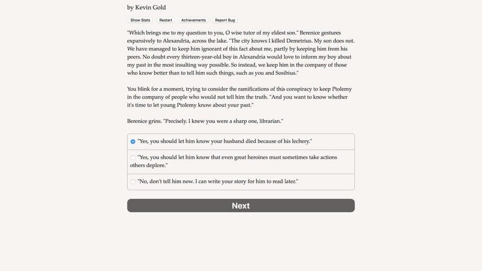 Choice of Alexandria screenshot 2