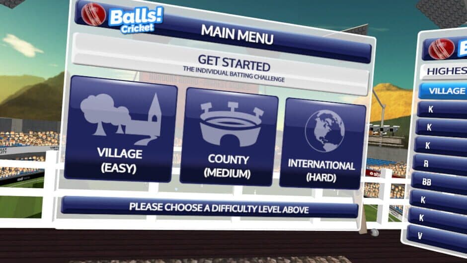 Balls! Virtual Reality Cricket screenshot 3