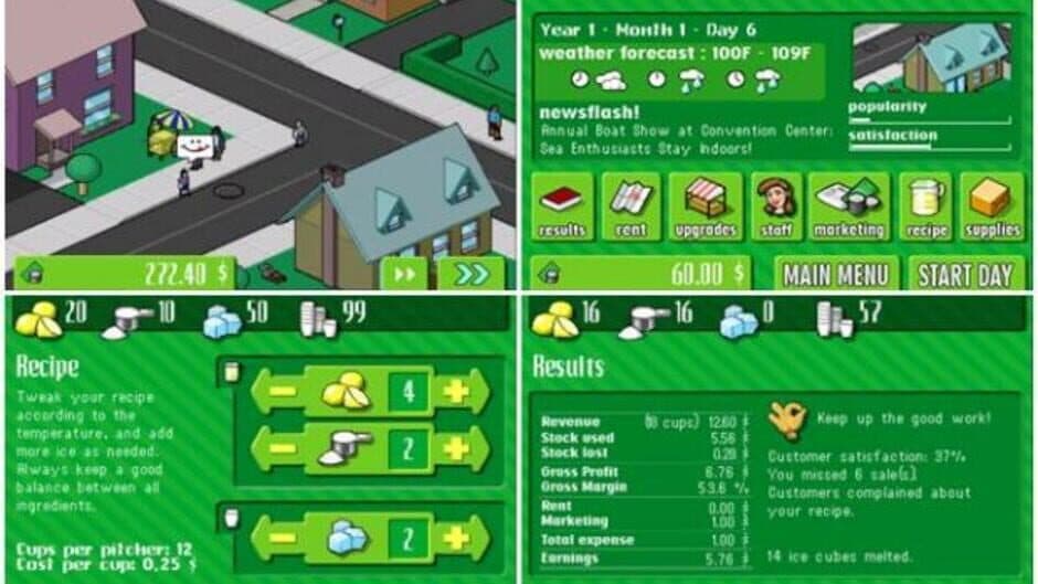 Lemonade Tycoon screenshot 3