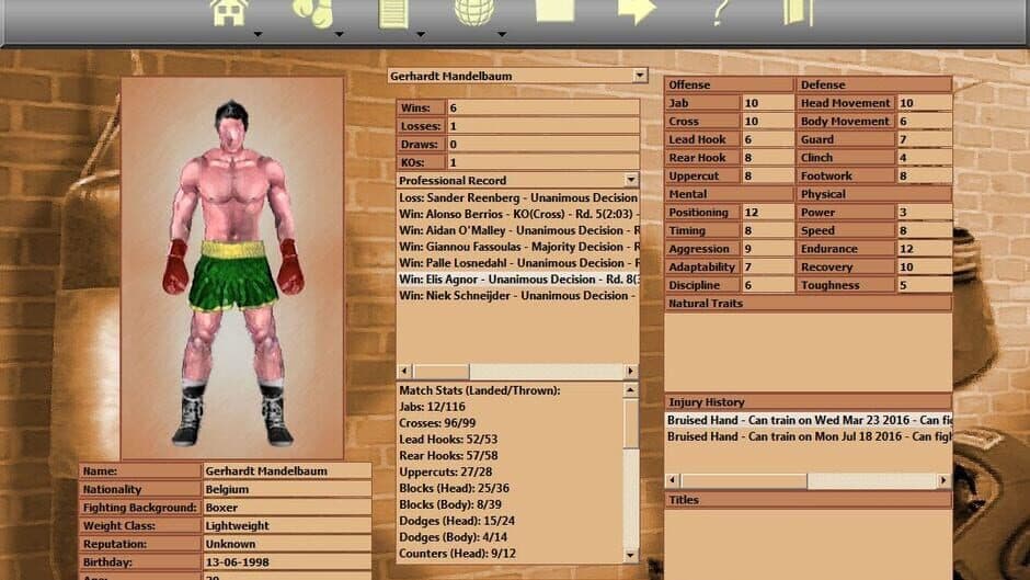 World Boxing Manager screenshot 4