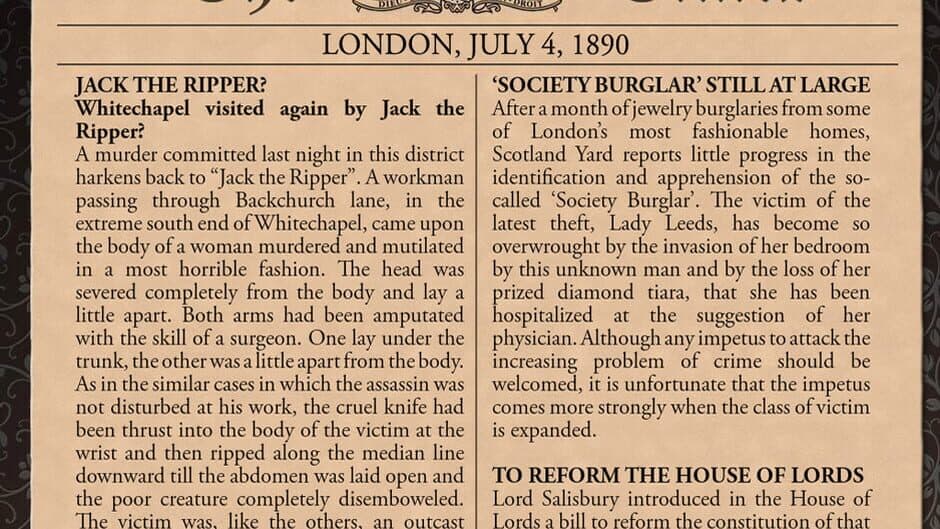 Sherlock Holmes Consulting Detective: The Case of the Mystified Murderess screenshot 2