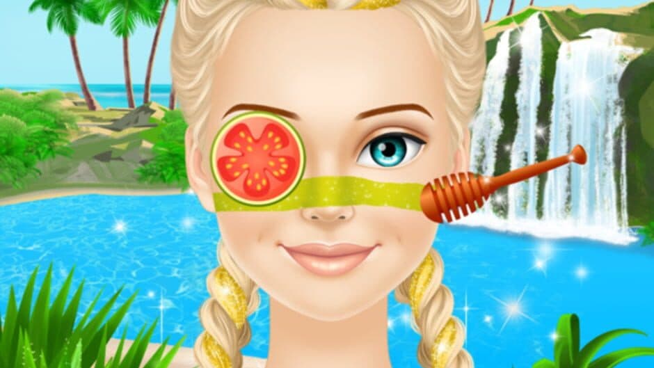 Tropical Princess - Makeup and Dressup Salon Game screenshot 1
