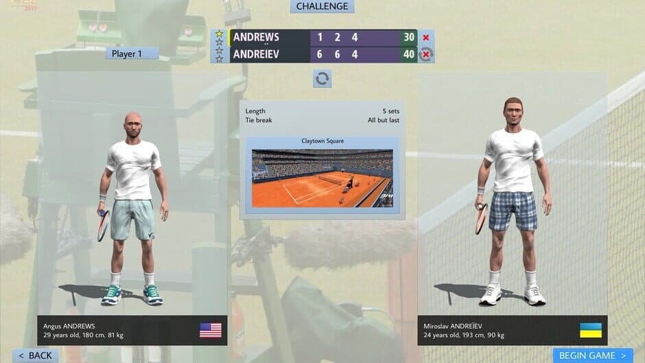 Full Ace Tennis Simulator screenshot 5
