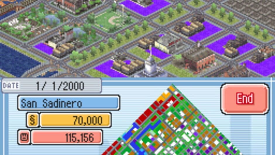 SimCity DS screenshot 1