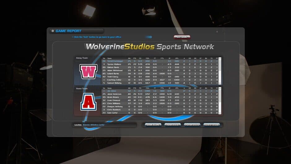 Draft Day Sports College Basketball 3 screenshot 1
