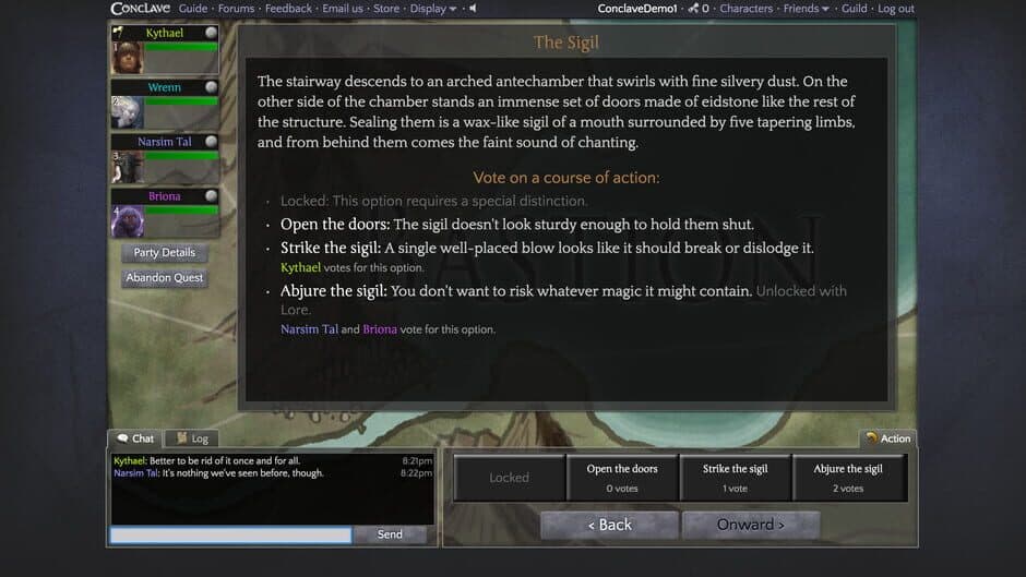 Conclave screenshot 4