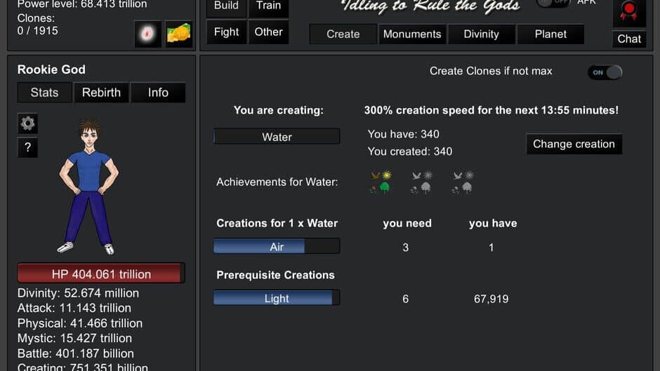 Idling to Rule the Gods screenshot 3
