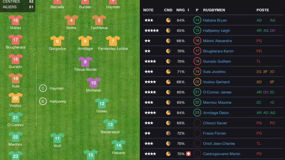 Pro Rugby Manager 2015 screenshot 2