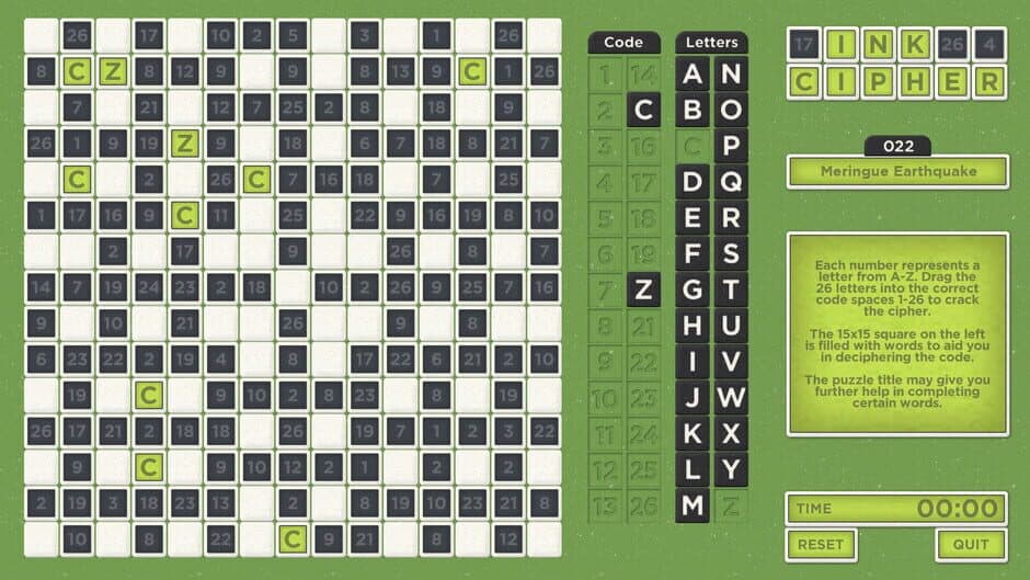 Ink Cipher screenshot 2