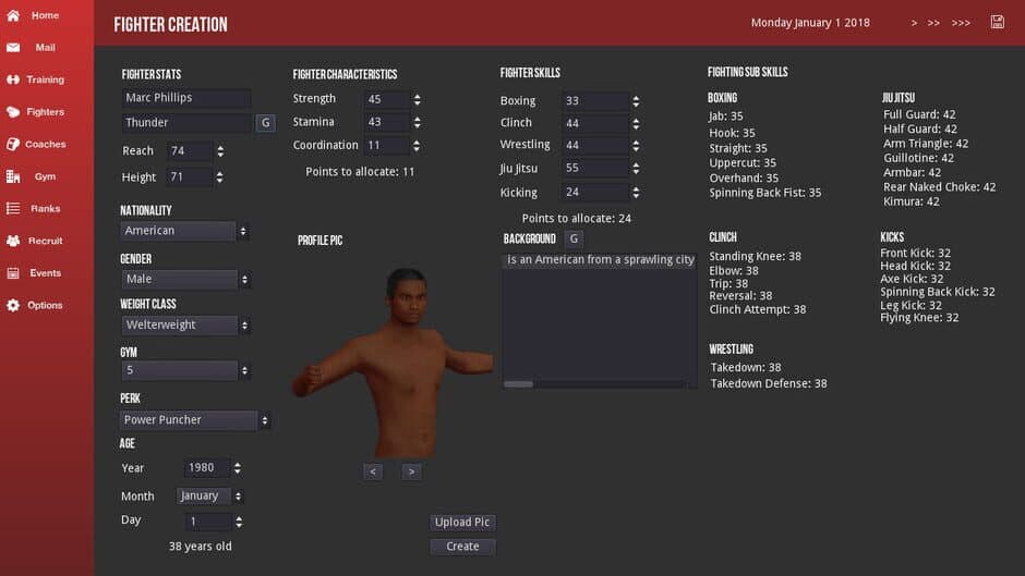 MMA Simulator screenshot 3