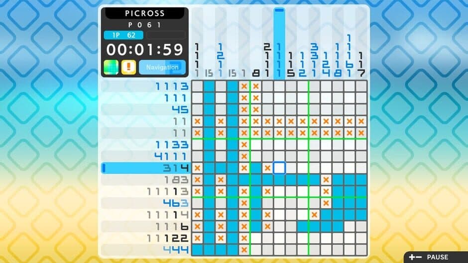 Picross S2 screenshot 1