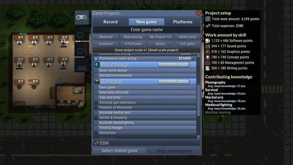 Game Dev Studio screenshot 1