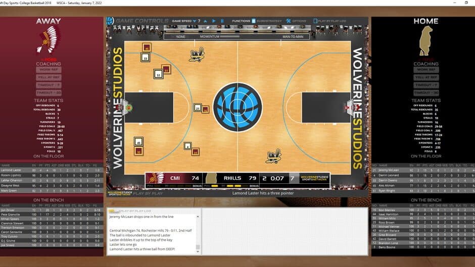 Draft Day Sports: College Basketball 2018 screenshot 2