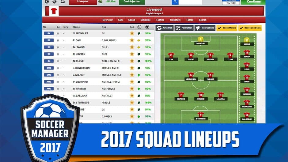 Soccer Manager 2017 screenshot 2