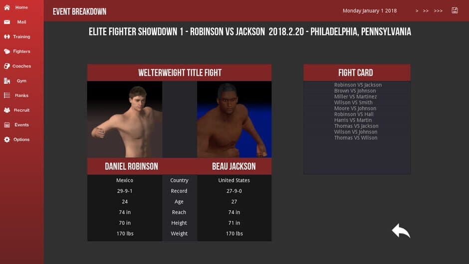 MMA Simulator screenshot 4