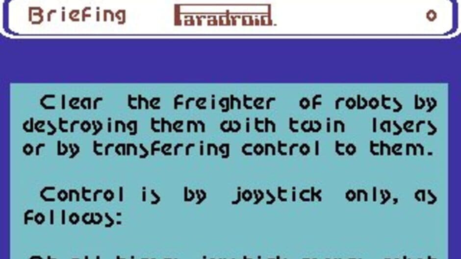 Paradroid screenshot 4