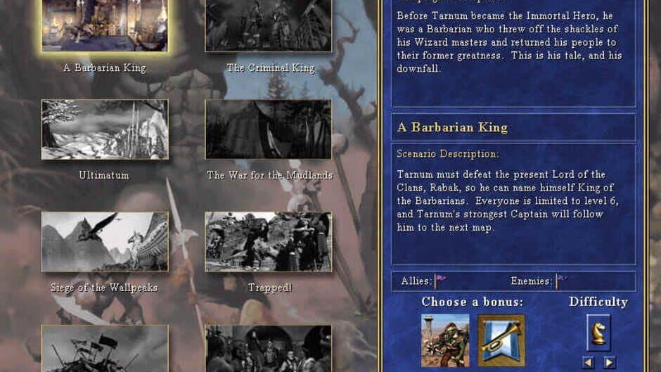 Heroes Chronicles: Warlords of the Wasteland screenshot 1