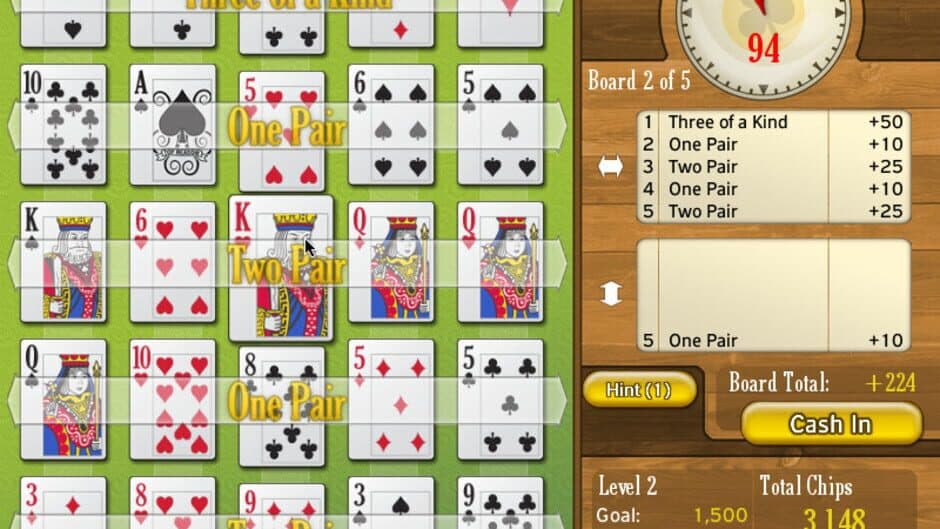 Puzzle Poker screenshot 1